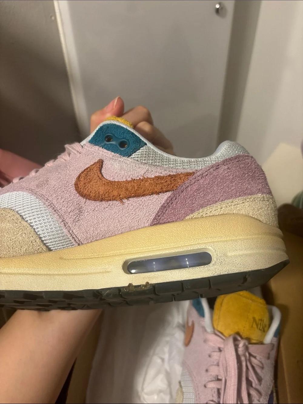 Nike Kids Multi-Color Retro Runner Sneakers - Pink, Yellow & Blue